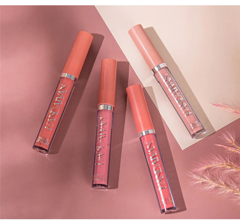 6Pcs/Box Makeup Lipstick Liquid Set Velvet Matte Gloss Lip Red Lipstick Nude Women Long Lasting Waterproof Beauty Cosmetic Kit