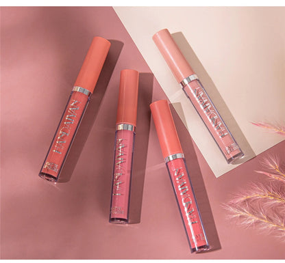 6Pcs/Box Makeup Lipstick Liquid Set Velvet Matte Gloss Lip Red Lipstick Nude Women Long Lasting Waterproof Beauty Cosmetic Kit