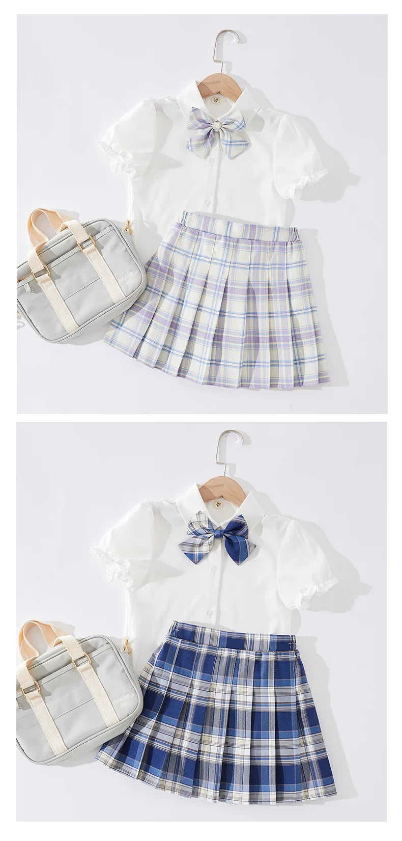 Kid Pink JK Sailor Dress 3PCS Girl Japanese Korean Orthodox School Uniform Cute Pleated Skirt Short Sleeve Kawaii Suit Anime COS