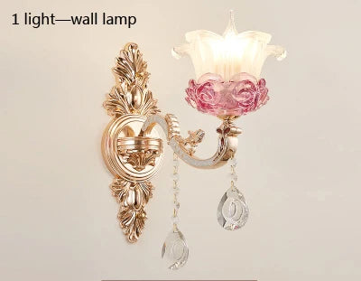 Luxury Living Room Chandelier Crystals Glass Hall Main Pendant Lamps Restaurant Bedroom French Creative Hanging Light Luminaire