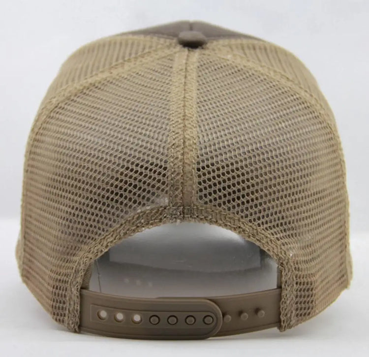 Connectyle Men's Women Vintage Fashion Adjustable Mesh Trucker Hat Outdoor Sport Summer Breathble Sun UV Protection Baseball Cap