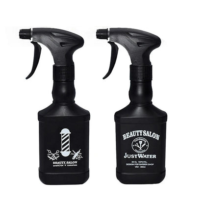 Black Hairdresser Spray Bottle Hair Moisturizing Kettle Salon Retro Oil Head Hairstyle Spray Bottles Hairdressing Tool