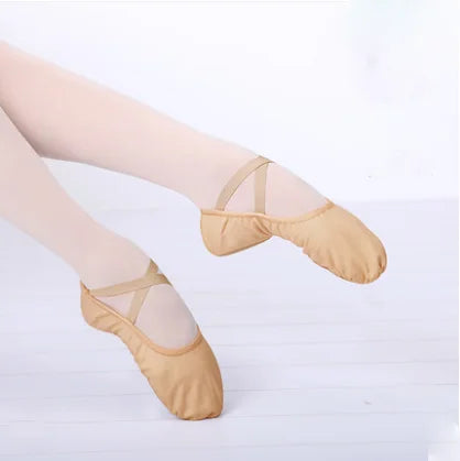 Girls Ballet Shoes for Woman Ballerina Shoes Ballet Flats Women Canvas Soft Sole Dance Slippers Children Practise Dance Shoes