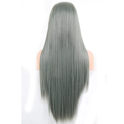 Charisma Blond Wigs Synthetic Lace Front Wig Long Silky Straight Lace Front Wig Heat Resistant Fiber Hair Cosplay Wigs For Women