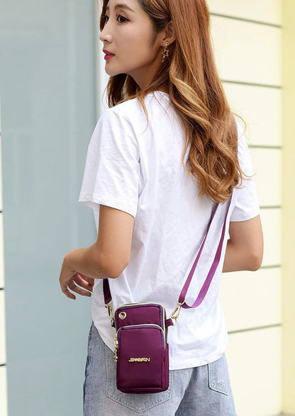 Casual Waterproof Nylon Crossbody Bags Women Messenger Shoulder Bag Female Small Cell Phone Handbags Purses Sports Pouch Bag