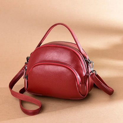 Fashion High Quality Genuine Leather Woman Messenger Bags Luxury Cowhide Handbags Women's Bags Designer Women Shoulder Tote bags