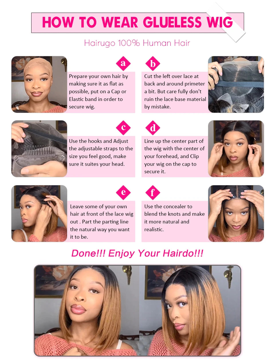 #27 Honey Blonde 13x4 Lace Front Wigs Human Hair Straight 4x4 Lace Closure Wigs Remy Straight Human Hair Wigs For Women HairUGo