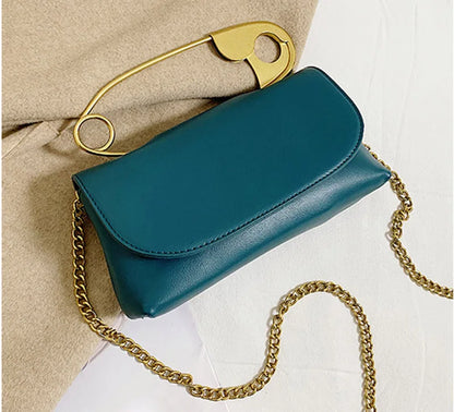 PU Leather Handbag Women Designer Chains flap Shoulder Bag 2020 Fashion Party Clutch Bags Purse Mini Crossbody Tote Female bolsa