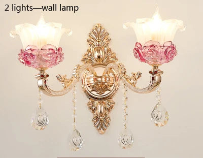 Luxury Living Room Chandelier Crystals Glass Hall Main Pendant Lamps Restaurant Bedroom French Creative Hanging Light Luminaire