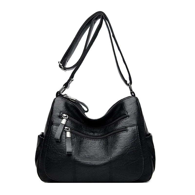 High Quality Leather Luxury Handbags Ladies Bag Designer Shoulder Crossbody Bags For Women 2024 New Bolsa Feminina Sac A Main