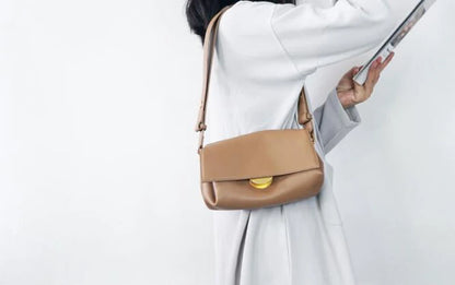 Leather Shoulder Bag for Women, Crossbody Bags, Multi Pockets, Adjustable Strap Purse, Luxury Handbag, Brand Design, Fashion