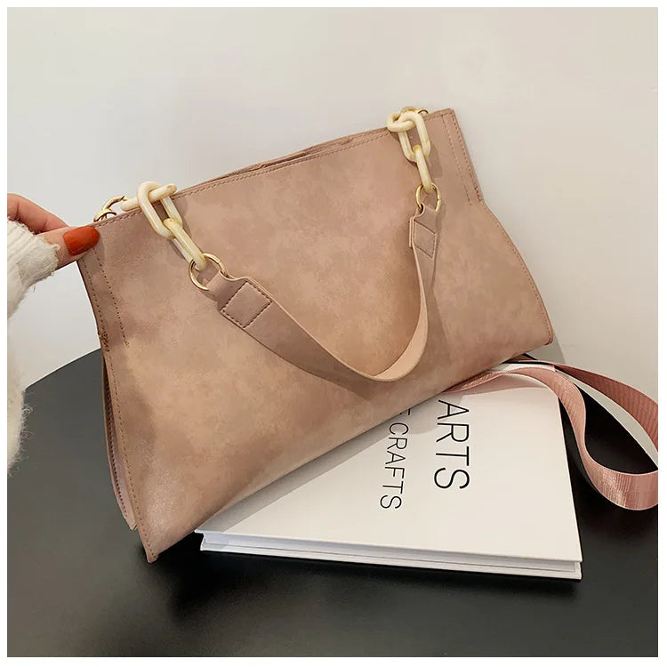 2026 New Design Handbags Women Shoulder Bag Soft Synthetic Leather Crossbody Large Capacity Fashion Female Underarm Bags