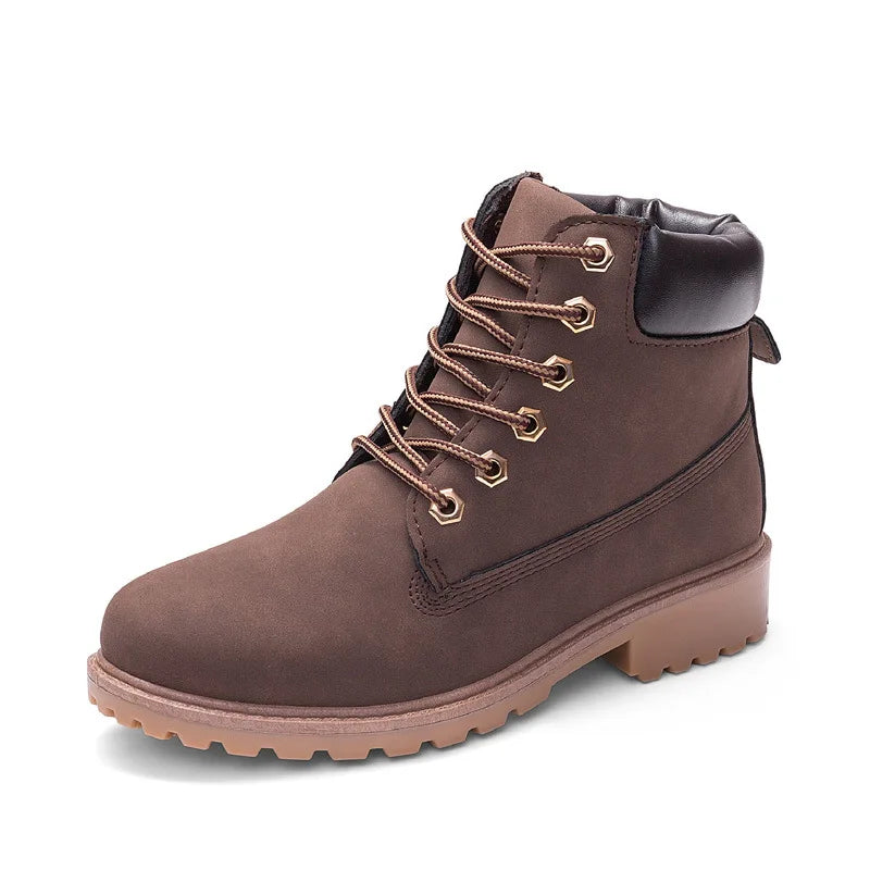 Unisex Women Boots New Riding Equestrian Shoes Woman Casual High Top Snow Boots Ladies Fashion Western Boots High Quality Men