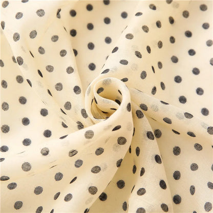 2020 New Fashion Print Summer Women cotton Scarf Polka Dot Beach Hijab Shawls and Wraps Female Foulard Echarpe Designer Bandana
