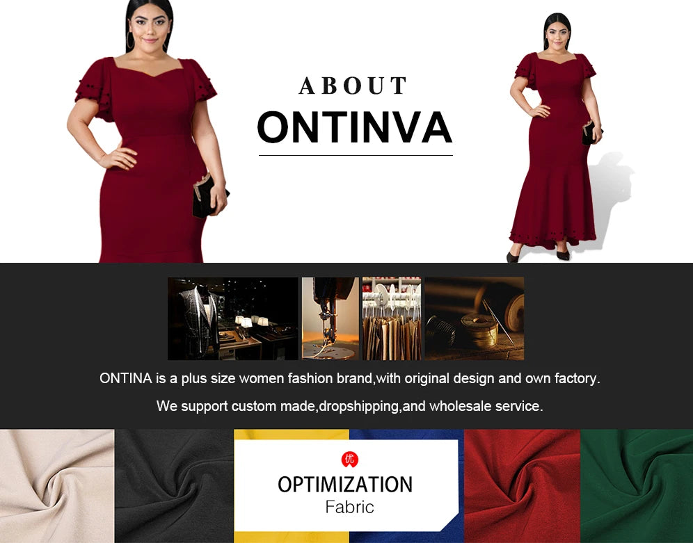 Plus Size Jumpsuits for Women See Through Beading Long Sleeve Beige Black Empire Wide Leg One Piece Outfits Luxury Rompers