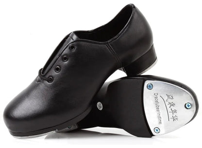 Sports Dance Shoes Adult Children Performance Tap Dance Shoes Soft Sole Natural Leather Shoes Step Sneakers Dance Shoes