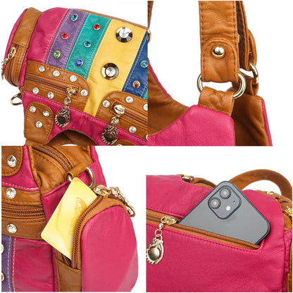 Luxury Handbags Women Bags Designer Small Ladies Crossbody Female Shoulder Bag Fashion PU Leather Messenger Bag Casual Tote Bags