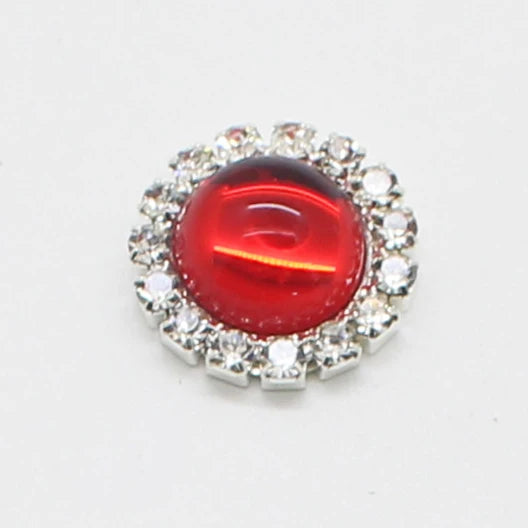 NEW Style 10pcs 15mm Glossy beads Round Diy jewelry Accessories Rhinestone Plate Wedding Invitation Clothing Accessories