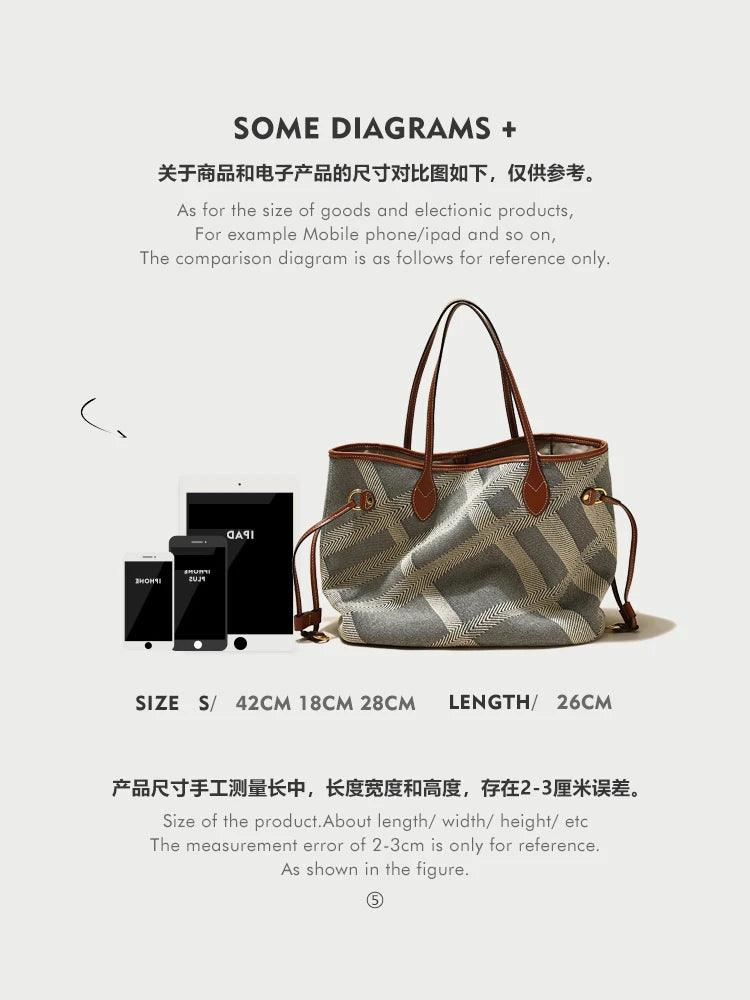 Elegant Ladies Durable Canvas Beach Tote Bag 2026 Shopper Big Handbags and Purses For Female Designer Women's Shoulder Bag
