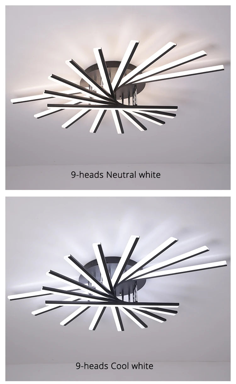Simple New Modern LED Ceiling Chandelier Indoor Lighting For Living Room Bedroom Corridor Hall Aisle Lamps Lustre Lights fixture