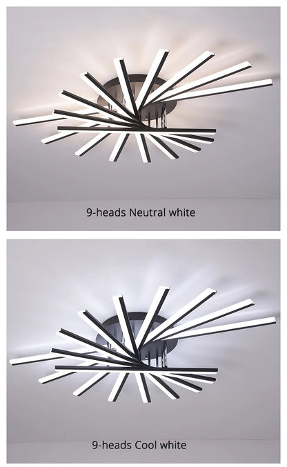 Simple New Modern LED Ceiling Chandelier Indoor Lighting For Living Room Bedroom Corridor Hall Aisle Lamps Lustre Lights fixture