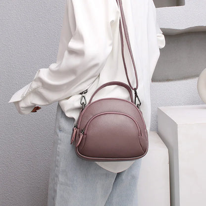 Fashion High Quality Genuine Leather Woman Messenger Bags Luxury Cowhide Handbags Women's Bags Designer Women Shoulder Tote bags
