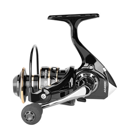 DEUKIO Spinning Reels 12KG Max Drag Carrete De Pesca 5.2:1 Metal Handle Fishing Reel Coils Reel for Fishing Accessories 2023