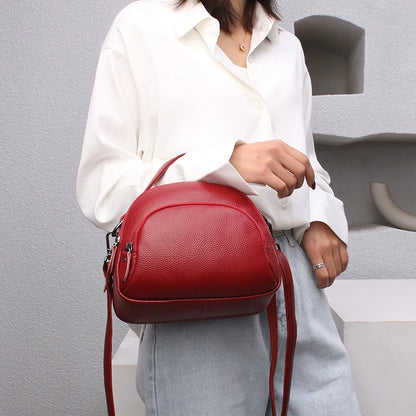 Fashion High Quality Genuine Leather Woman Messenger Bags Luxury Cowhide Handbags Women's Bags Designer Women Shoulder Tote bags