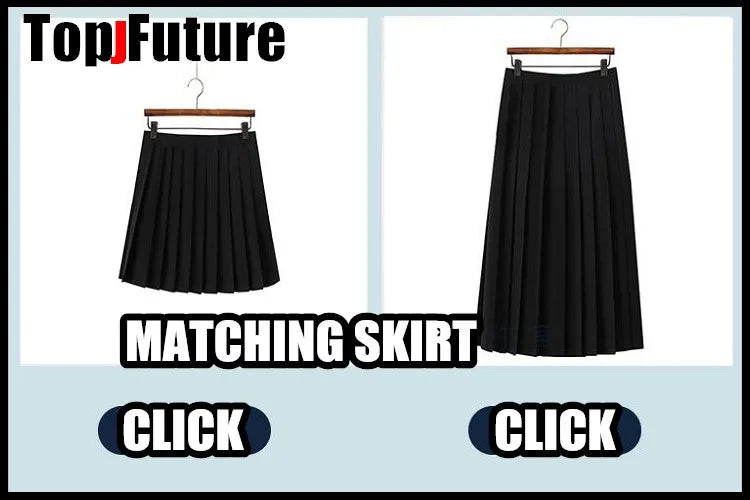 Basic JK uniform dress orthodox black Guanxi Lapel improved white three sailor suit Japanese summer student TOP SHIRT