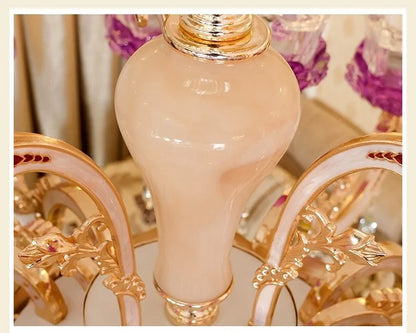 Luxury Living Room Chandelier Crystals Glass Hall Main Pendant Lamps Restaurant Bedroom French Creative Hanging Light Luminaire