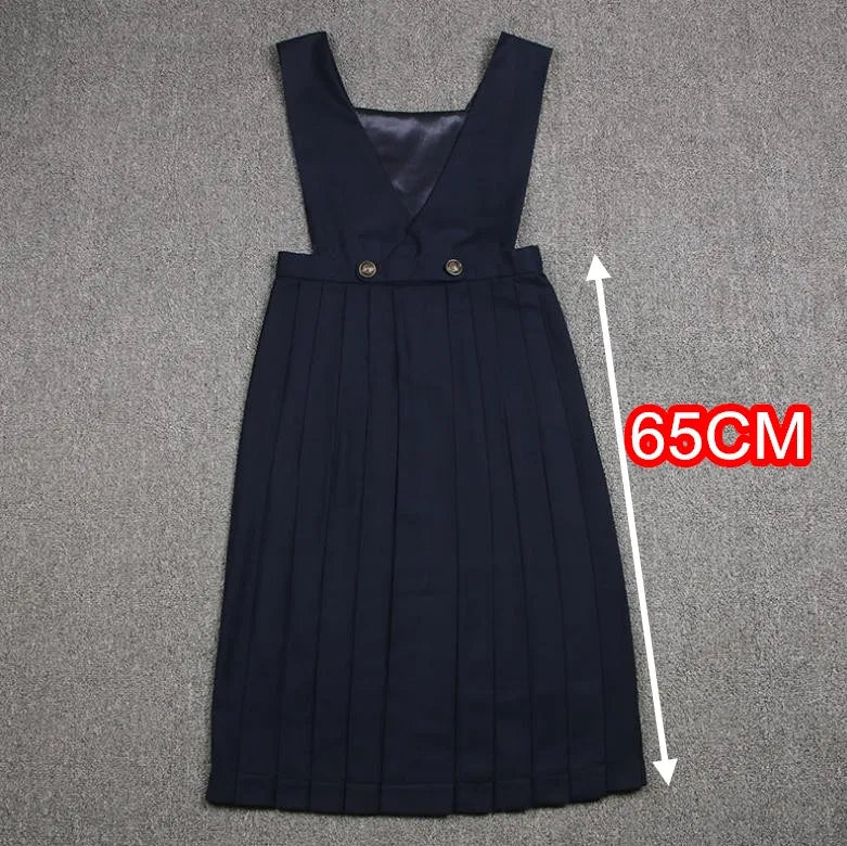 New student JK uniform nursing skirt college style dress cyanosis vest skirt School uniform Coat short blazer