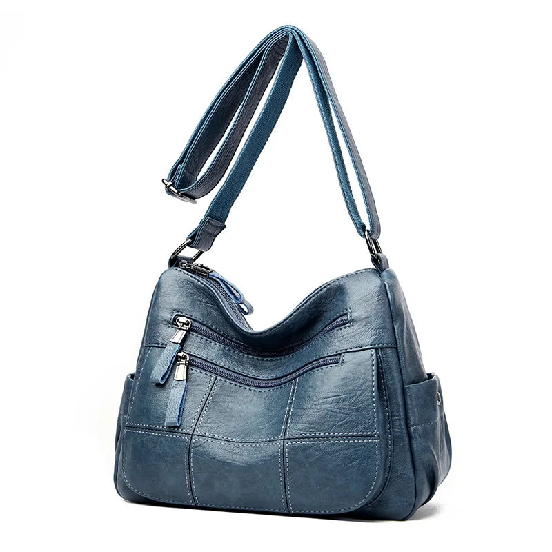High Quality Leather Luxury Handbags Ladies Bag Designer Shoulder Crossbody Bags For Women 2024 New Bolsa Feminina Sac A Main