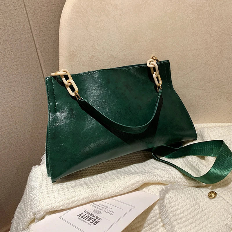 2026 New Design Handbags Women Shoulder Bag Soft Synthetic Leather Crossbody Large Capacity Fashion Female Underarm Bags