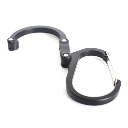 Multifunctional Hybrid Gear Clip Carabiner 360 Degree Rotating Hook Strong Buckle Camping Hiking Travel Backpack Outdoor Gadget