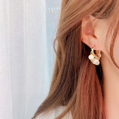 2023 New French Fashion Earring Temperament Luxury Top Quality Zircon Earrings 2021 Trend Personalized Luxury Jewelry Pendant