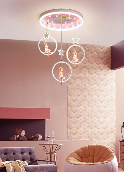 Nordic baby bedroom decor led lights for room indoor chandelier lighting chandeliers ceiling lamps for living room decoration