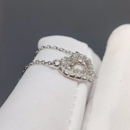 Classic 10K White Gold Total 1 Carat Brilliant Cut Pass Diamond Tester D Color Moissanite Heart Pendant Necklace Women Jewelry