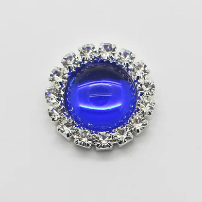 NEW Style 10pcs 15mm Glossy beads Round Diy jewelry Accessories Rhinestone Plate Wedding Invitation Clothing Accessories