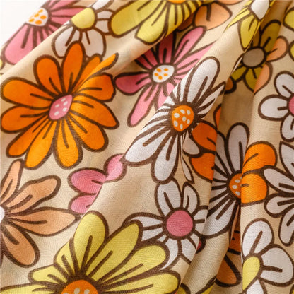 2026 Luxury Brand Ink Painting Floral Tassel Viscose Shawl Scarf Lady High Quality Pashmina Hijab and Wraps Foulard Muslim Sjaal