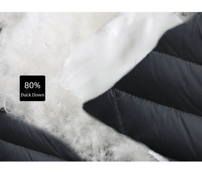 Fashion Suit Collar Women Winter Down Jacket Elegant Slim Warm Lightly Puffer Coat Outwear Plus Size 3 Buttons Duck Down Jackets