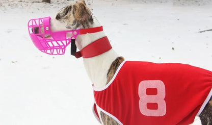 Pet Dog Muzzle Breathable Basket Muzzle Large Dogs Stop Biting Barking Chewing For Greyhound Gree Whippet Dogs Supplies