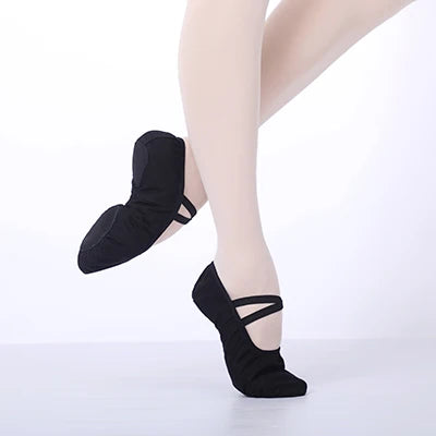 Girls Ballet Shoes for Woman Ballerina Shoes Ballet Flats Women Canvas Soft Sole Dance Slippers Children Practise Dance Shoes