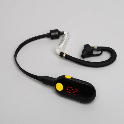 2pcsT-M9 Super Mini Walkie Talkie with Earpieces Small Portable FM Transceiver Handsfree Two Way Radio for Security, Restaurant,