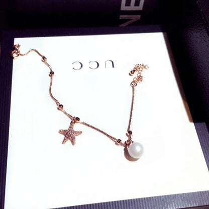Korean Fashion Exquisite Luxury Lady Bracelets Buckle AAA Top Quality Bangles Shine Women Trend Charm Jewelry Romantic Pendant