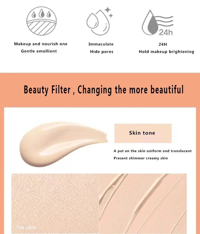 NEW Cosmetic Makeup Set Air Cushion Finishing Powder Face Powder Pearly Lustre Eyeliner Non-Stick Cup 3 Colors Lipstick Kit