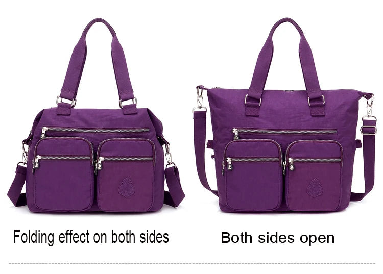 New Arrival Sale Women Shoulder Bag Ladies Handbags Female Travel Messenger Bag Waterproof Nylon Bags Large Pocket Bolsas