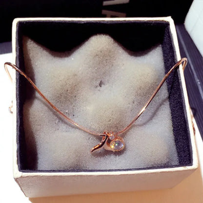 Korean Fashion Exquisite Luxury Lady Bracelets Buckle AAA Top Quality Bangles Shine Women Trend Charm Jewelry Romantic Pendant
