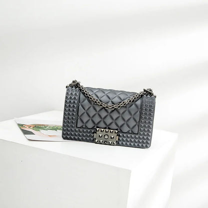 SGARR Fashion Women PVC Messenger Bags High Quality Chain Ladies Handbags Crossbody Bag 2024 Luxury Deisgner Female Shoulder Bag