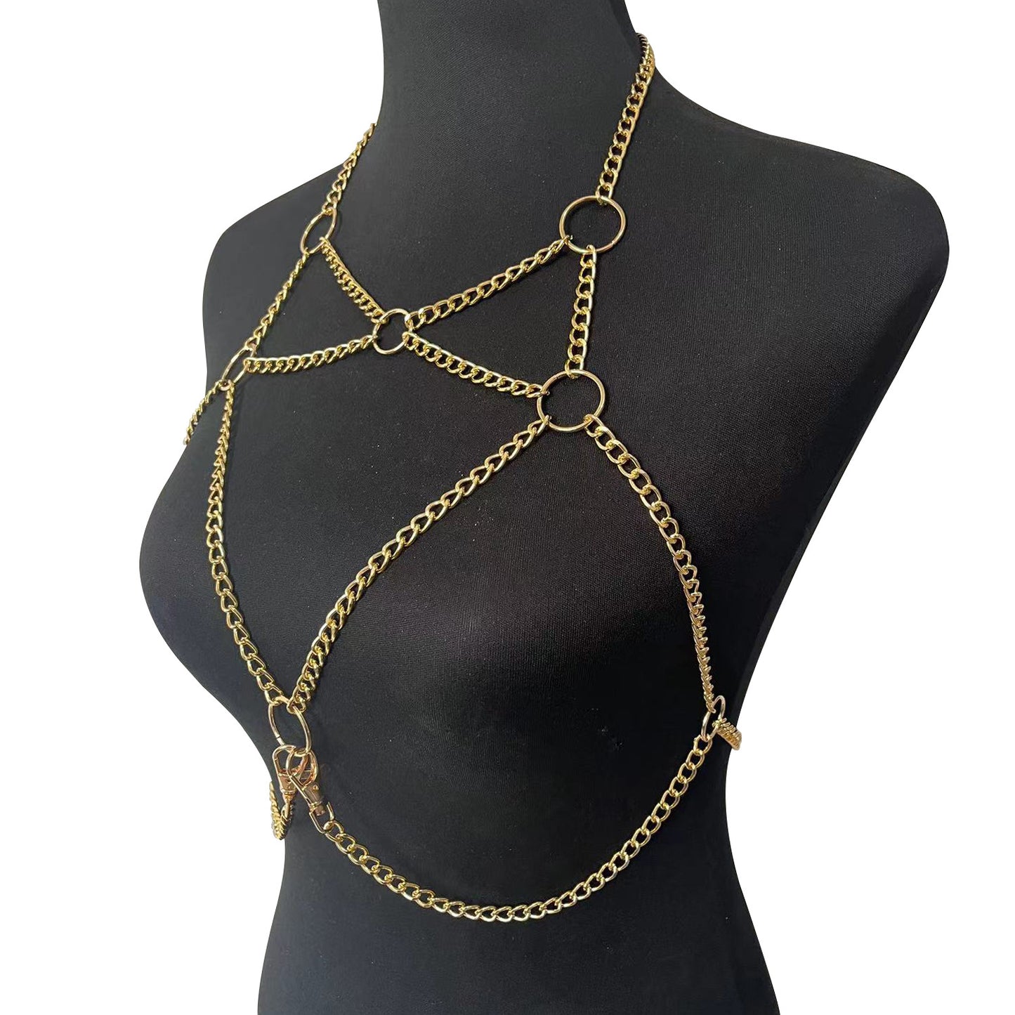 Bamboo such as clothing cross-border jewelry explosions supply sexy hollow chest chain nightclub hot girl body chain DL0005