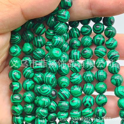 Feiyang Jewelry Miscellaneous Stone Round Beads Loose Beads diy Jewelry Accessories Beads Personalized Miscellaneous Stone Semi-finished Products Ready for Wholesale